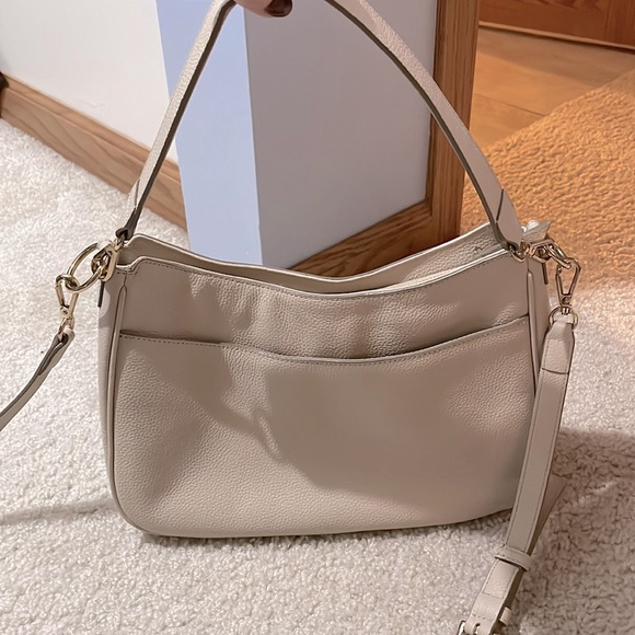 Nordstrom Nude/Beige Handle & Crossbody Purse ✨ - Picture 3 of 15
